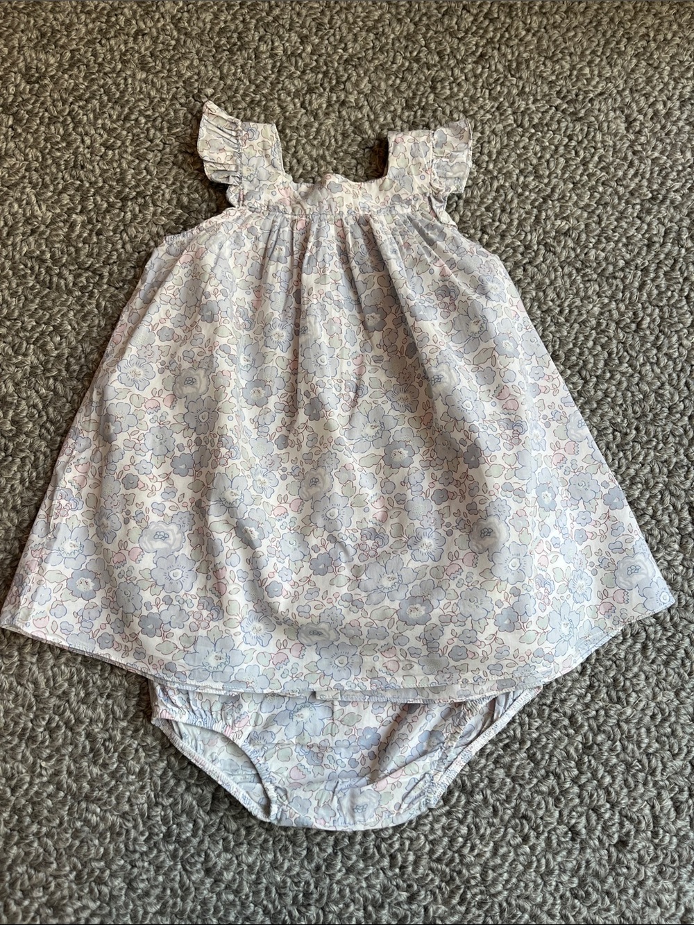 Jacadi Liberty matching set in Light Blue, Pink, Cream